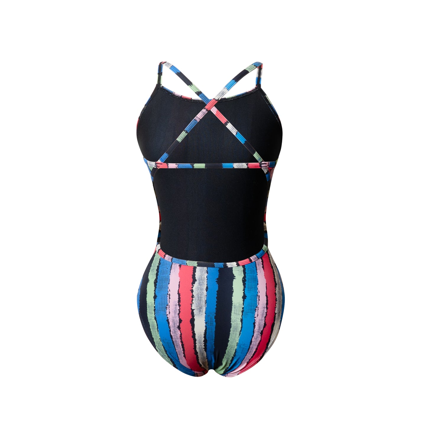 Waveline Racer: Multicolor Stripes for Peak Performance