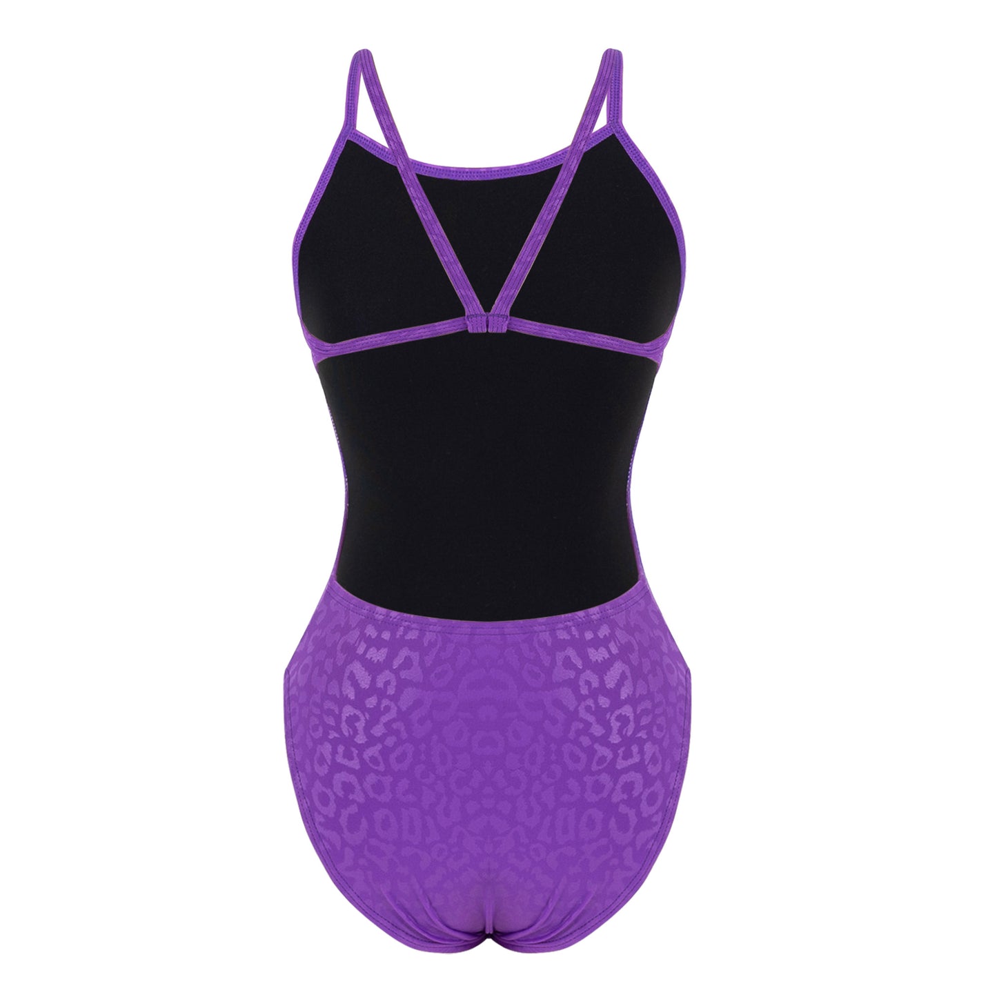 Wild Purple-One Piece swimwear