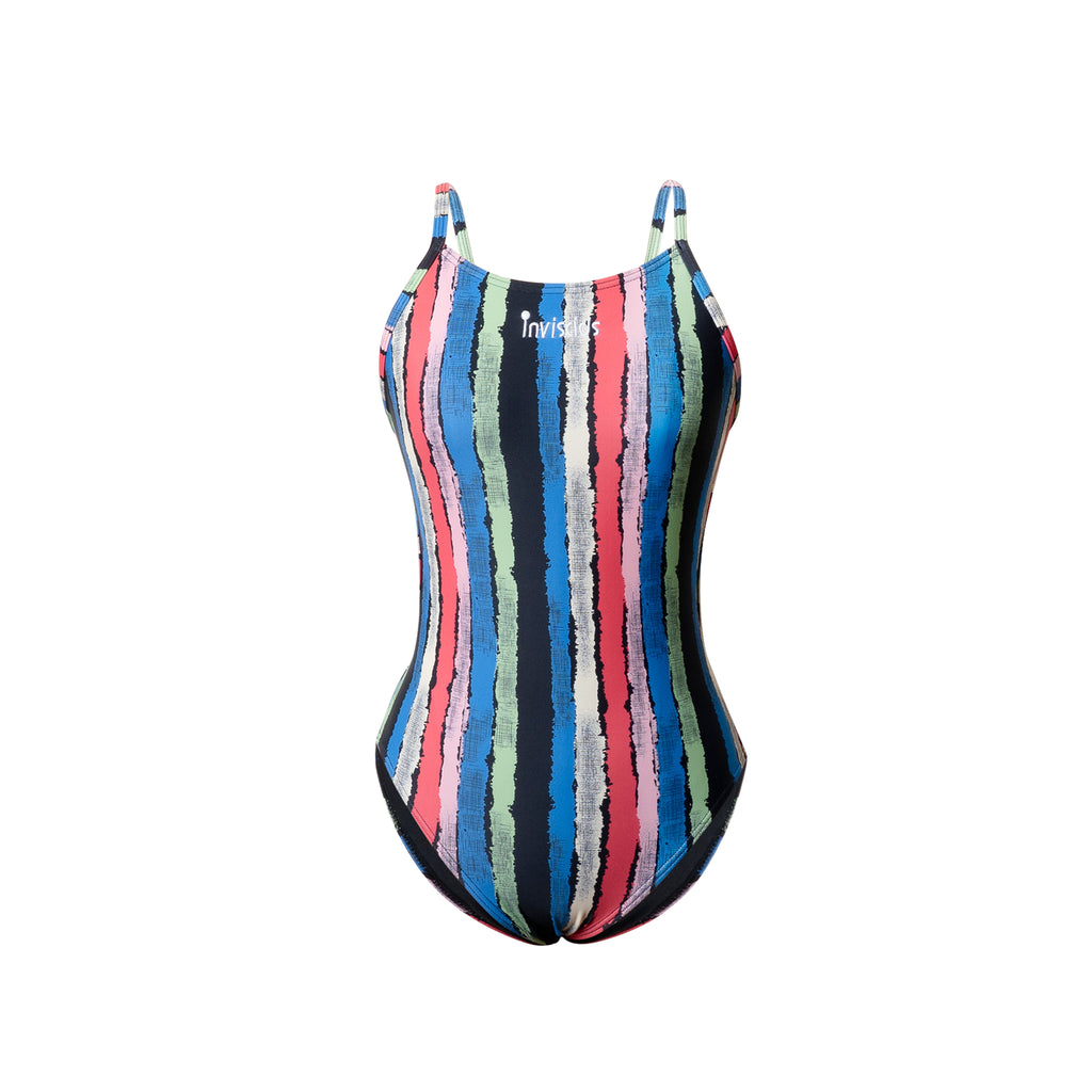 Waveline Racer: Multicolor Stripes for Peak Performance