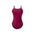 Elite Swim: Burgundy Racing One-Piece for Maximum Performance