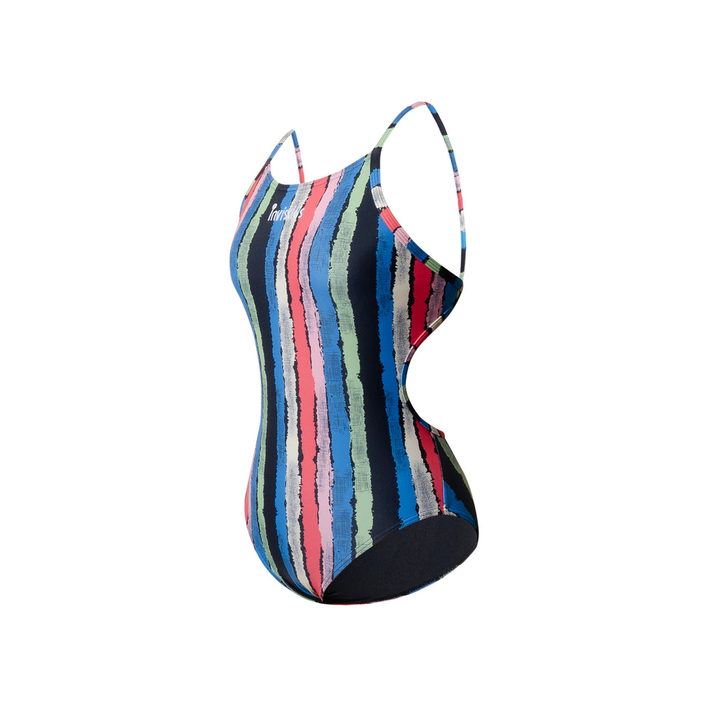 Waveline Racer: Multicolor Stripes for Peak Performance