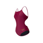 Elite Swim: Burgundy Racing One-Piece for Maximum Performance
