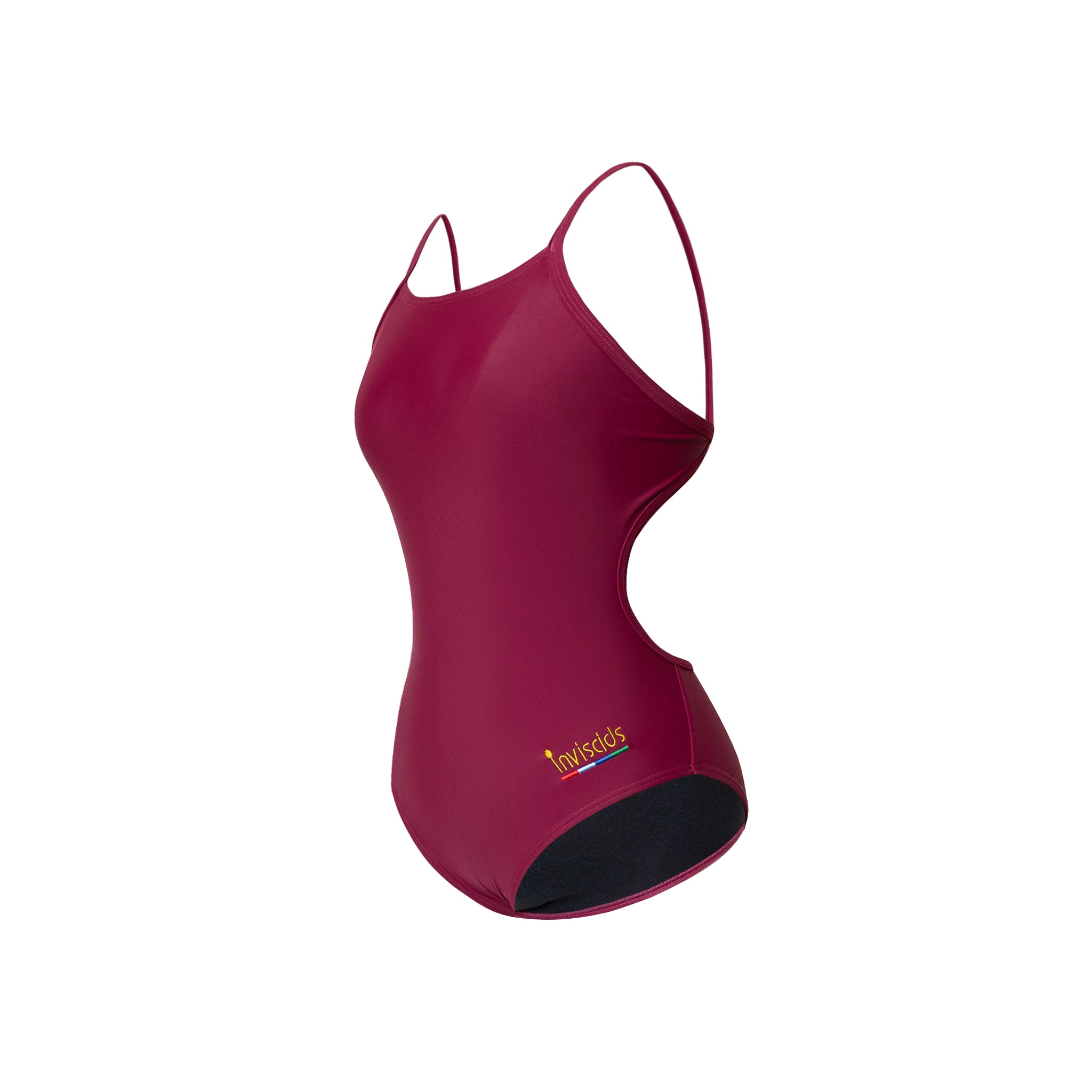 Elite Swim: Burgundy Racing One-Piece for Maximum Performance