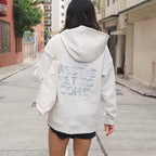 'THE BEST IS YET TO COME' Hoodie（Blue）