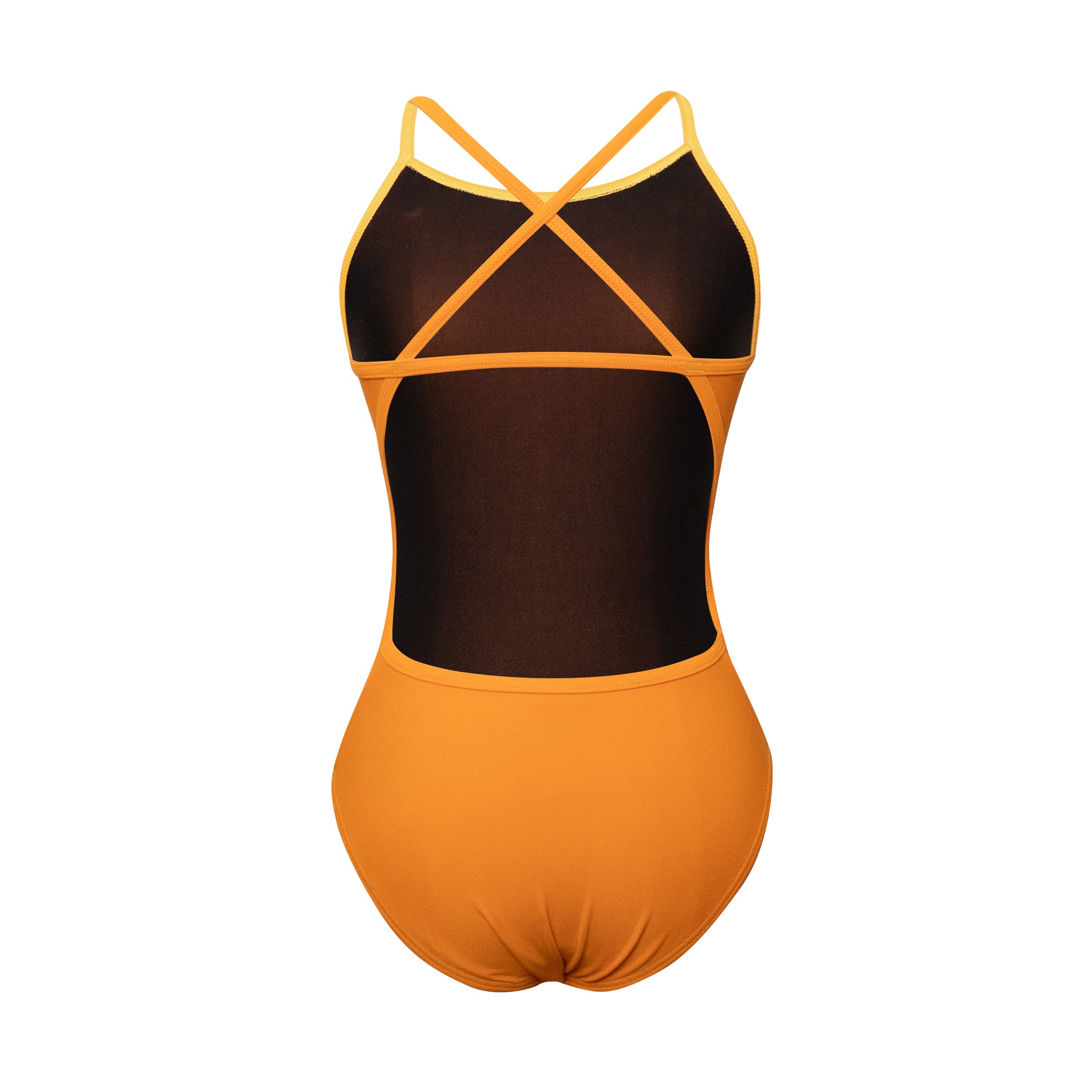 Orange One-Piece Swimsuit