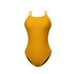 Warm Yellow Competitive Training Swimsuit