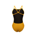 Warm Yellow Competitive Training Swimsuit