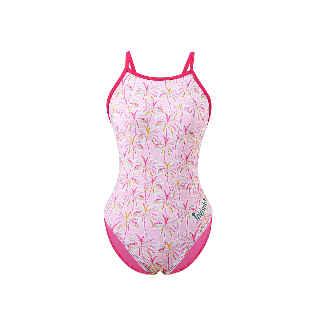 Radiant Pink Coconut Floral Swimwear — Energize Your Active Look