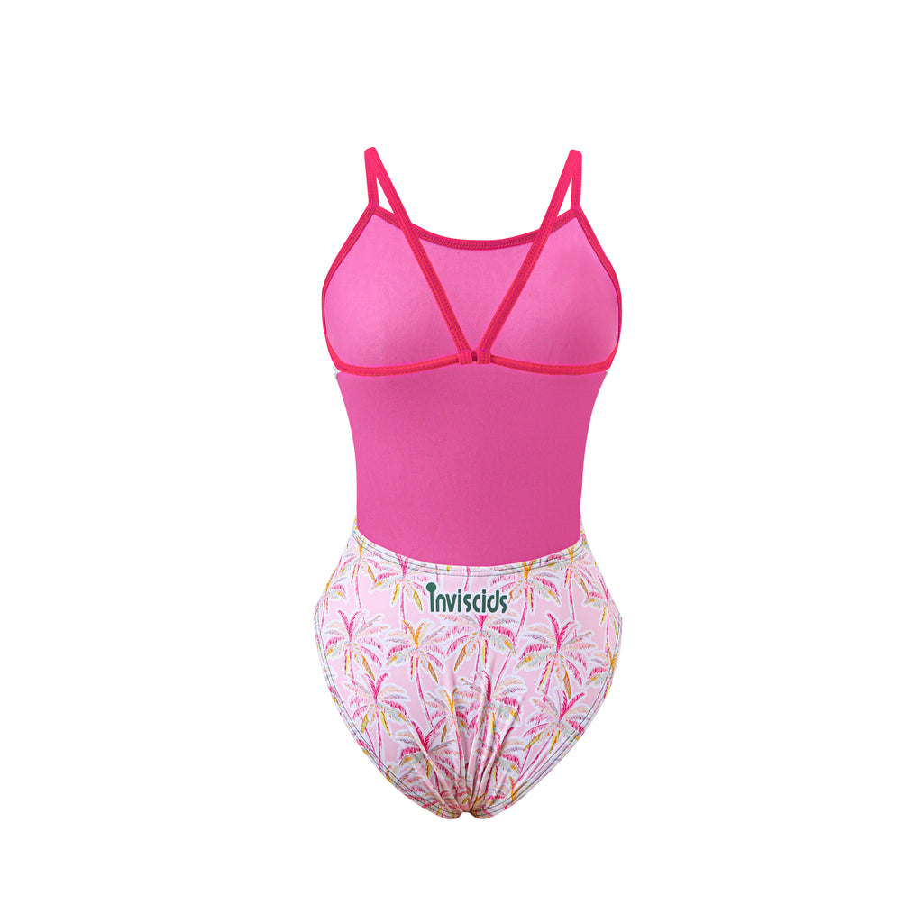 Radiant Pink Coconut Floral Swimwear — Energize Your Active Look