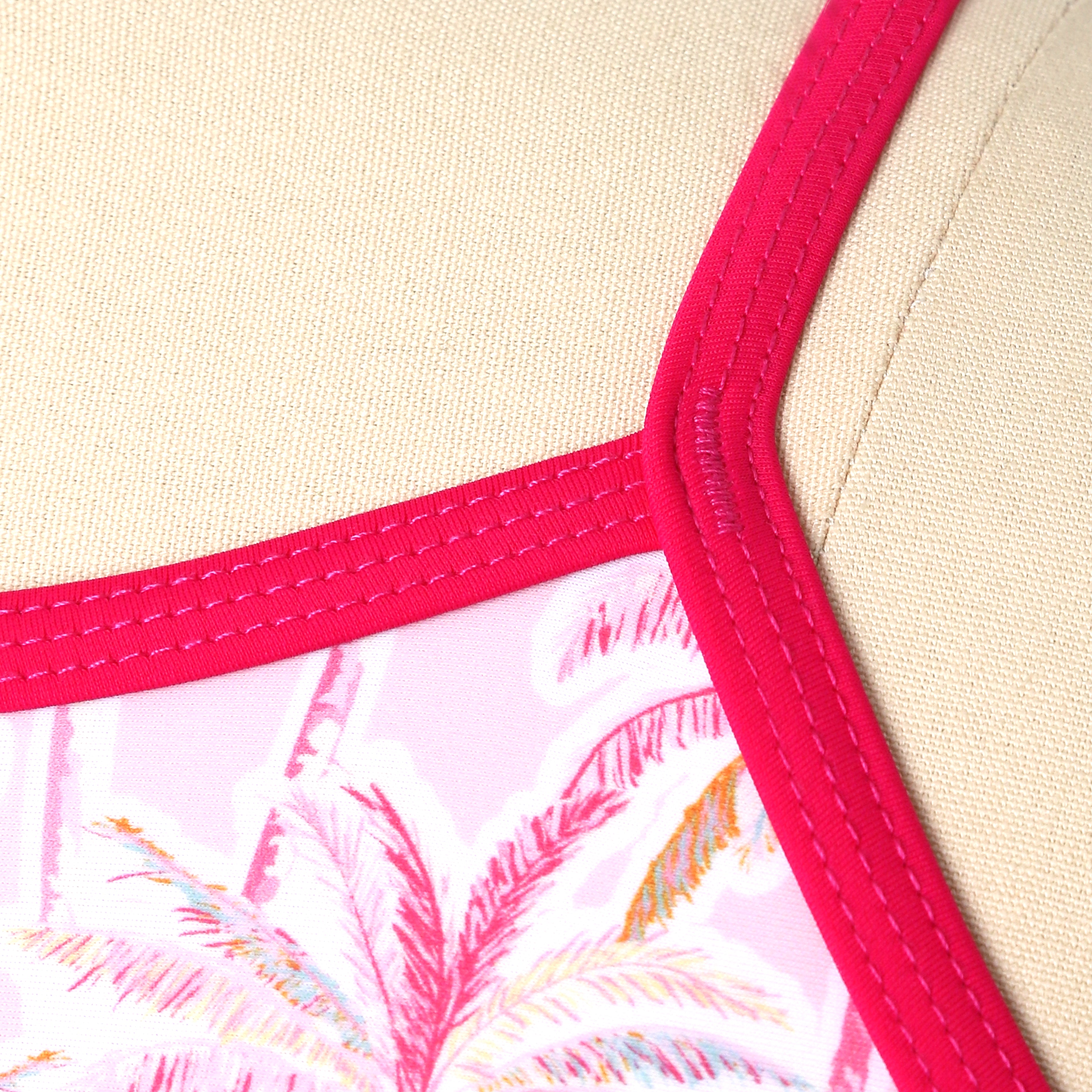 Radiant Pink Coconut Floral Swimwear — Energize Your Active Look