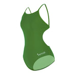 Forest Sprint – Agile, Sleek, Powerful Leafy Speed Bold Green Competition Suit